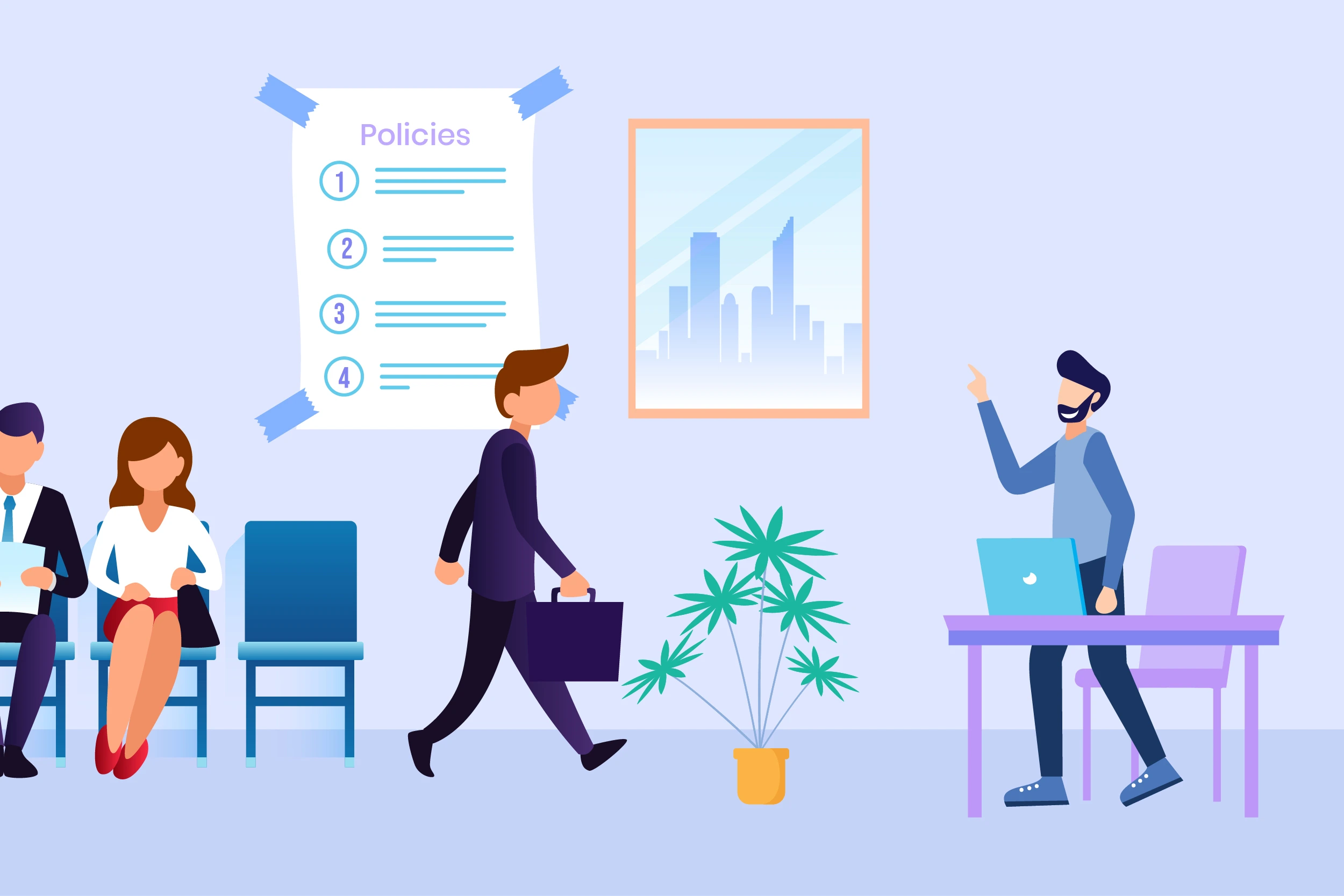 Office visitor policy